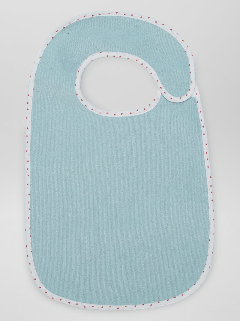 Le lot de 7 bavoirs éponge doublés Rose/bleu - Kiabi