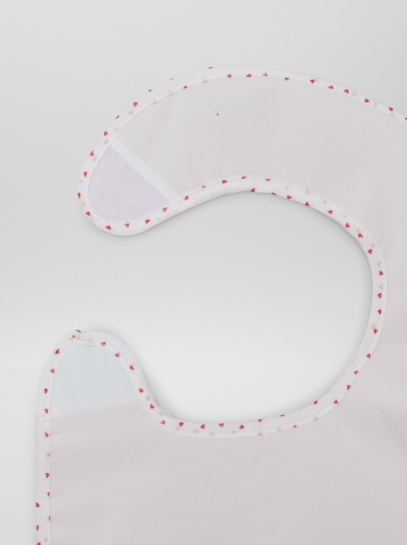 Le lot de 7 bavoirs éponge doublés Rose/bleu - Kiabi