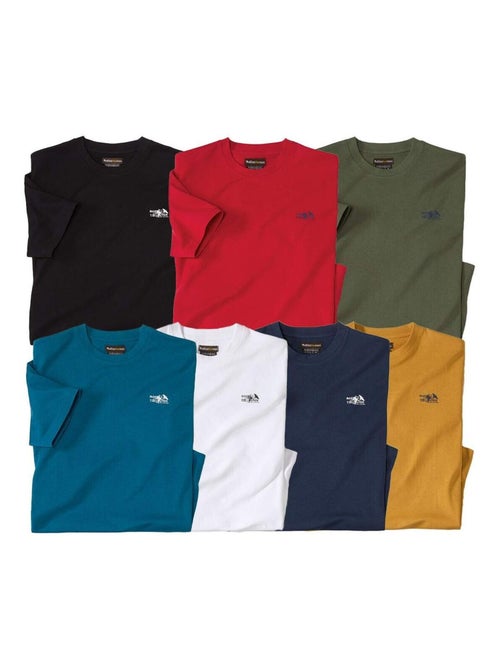 Le Lot de 7 Tee-Shirts Atlas®   - ATLAS FOR MEN - Kiabi