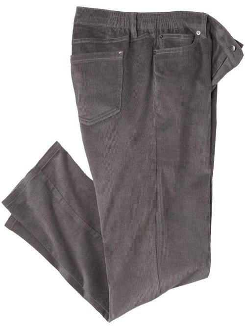Le pantalon 5 poches velours stretch confort  - atlas for men - Kiabi