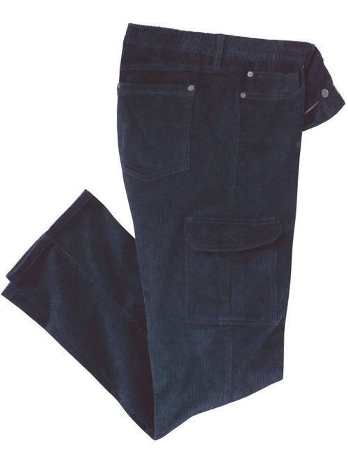 Le pantalon cargo confort velours côtelé  - atlas for men - Kiabi