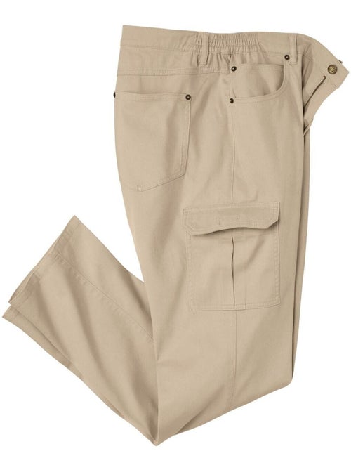 Le pantalon cargo en coton stretch confort  - atlas for men - Kiabi