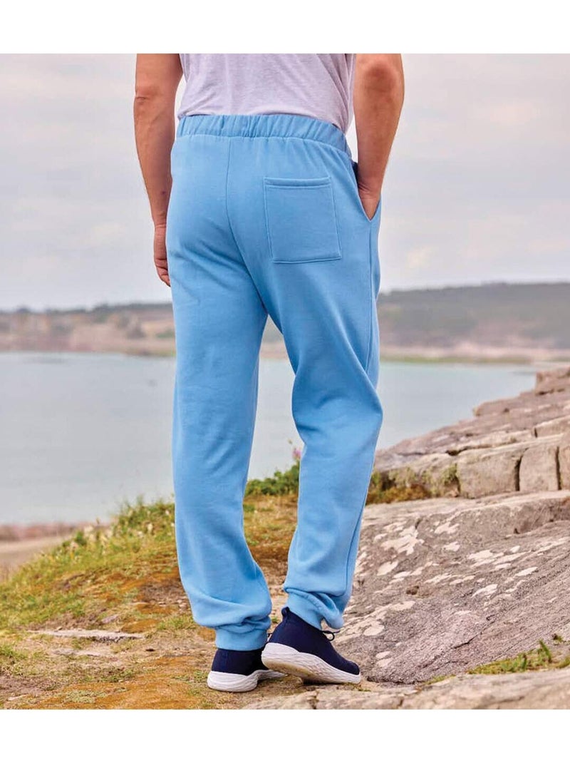 Le pantalon jogging en molleton  - atlas for men Bleu - Kiabi