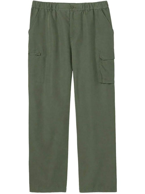 Le pantalon rando multipoches doublé polaire  - atlas for men - Kiabi