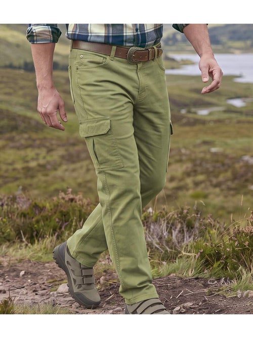 Le pantalon twill cargo 7 poches  - atlas for men - Kiabi