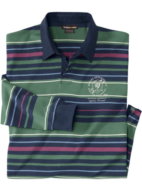 Le polo rugby rayé  - atlas for men - Kiabi