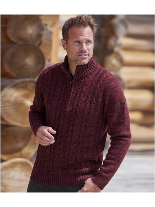 Le pull camionneur tricot torsadé - atlas for men - Kiabi Le pull camionneur tricot torsadé - atlas for men - Kiabi