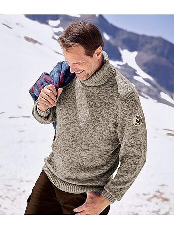 Le pull tricot col roulé - atlas for men