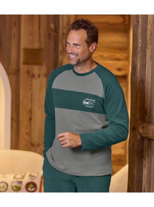 Le pyjama en micropolaire  - atlas for men - Kiabi