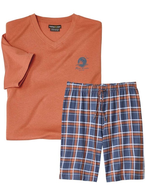 Le pyjama nature en coton  - atlas for men - Kiabi