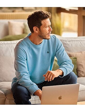 Le sweat molleton col rond - atlas for men