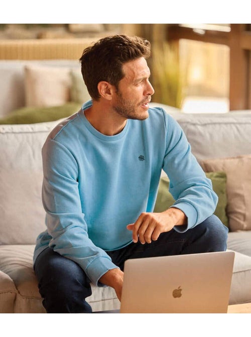 Le sweat molleton col rond - atlas for men - Kiabi Le sweat molleton col rond - atlas for men - Kiabi