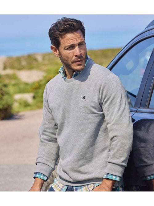 Le sweat molleton col rond - atlas for men - Kiabi Le sweat molleton col rond - atlas for men - Kiabi