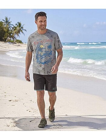 Le tee-shirt tie and dye imprimé - atlas for men