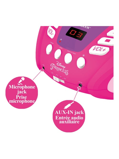 Lecteur cd bluetooth disney princess - Kiabi Lecteur cd bluetooth disney princess - Kiabi