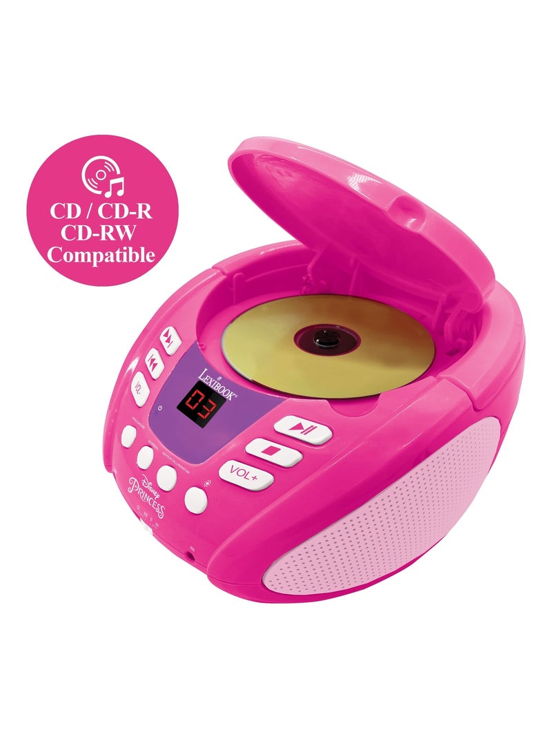 Lecteur cd bluetooth disney princess Noir - Kiabi
