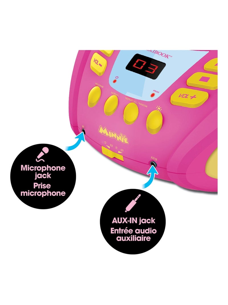 Lecteur cd bluetooth minnie Rose - Kiabi
