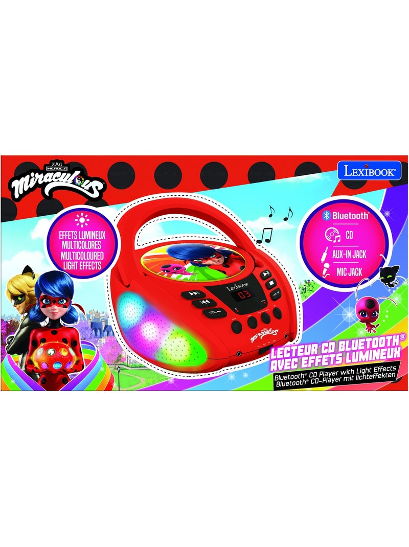 Lecteur cd bluetooth miraculous Rouge - Kiabi
