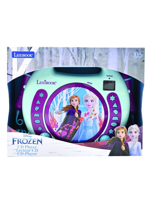 Lecteur cd portable avec 2 microphones reine des neiges - Kiabi Lecteur cd portable avec 2 microphones reine des neiges - Kiabi