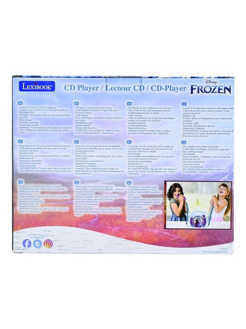 Lecteur cd portable avec 2 microphones reine des neiges - Kiabi Lecteur cd portable avec 2 microphones reine des neiges - Kiabi