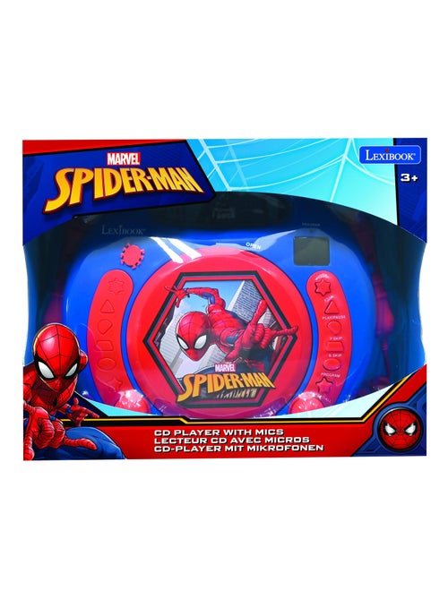 Lecteur cd portable avec 2 microphones spiderman - Kiabi Lecteur cd portable avec 2 microphones spiderman - Kiabi