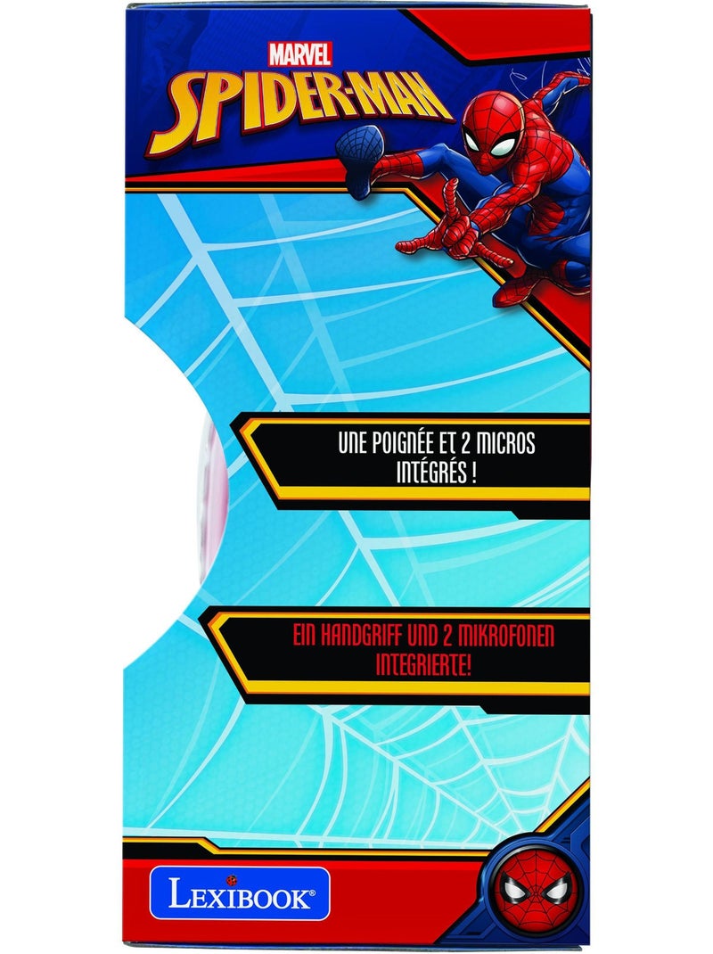 Lecteur cd portable avec 2 microphones spiderman Bleu - Kiabi