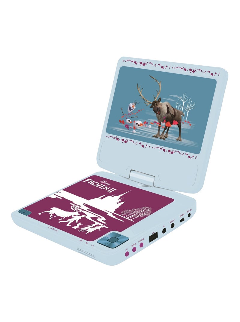 Lecteur dvd portable 7" la reine des neige Bleu - Kiabi