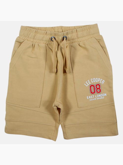 Lee Cooper - Bermuda enfant avec logo et cordon - Kiabi