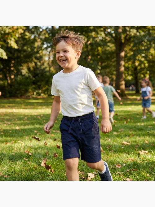 Lee Cooper - Bermuda enfant avec logo et cordon - Kiabi Lee Cooper - Bermuda enfant avec logo et cordon - Kiabi