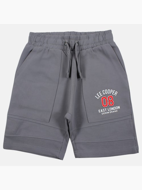 Lee Cooper - Bermuda enfant avec logo et cordon - Kiabi