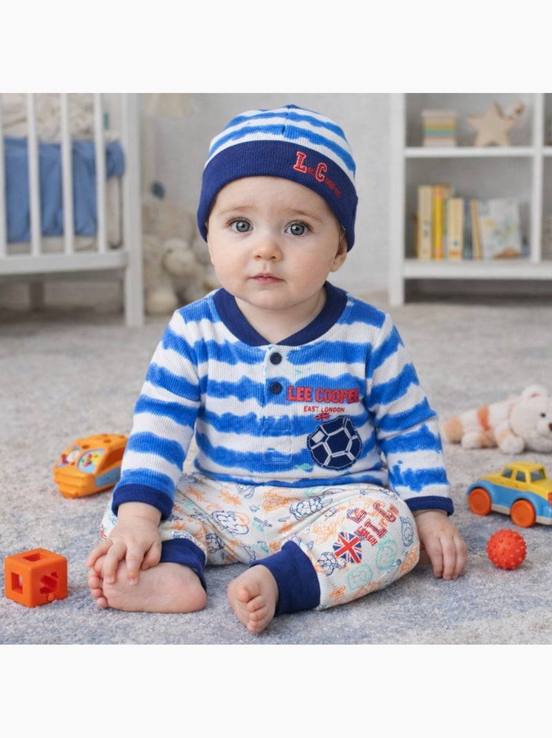 Lee Cooper - Body avec legging et bonnet assorti Bleu marine - Kiabi
