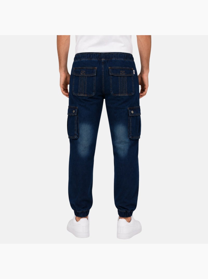 Lee cooper -  cargo broek voor heren Blauw - Kiabi