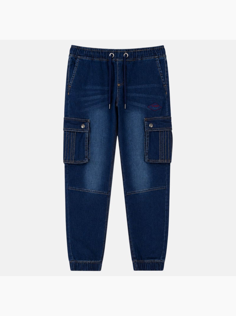 Lee cooper -  cargo broek voor heren Blauw - Kiabi