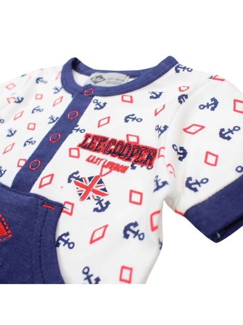 Lee Cooper - Combishort gar?on ?t? avce motif ancre et losange - Kiabi