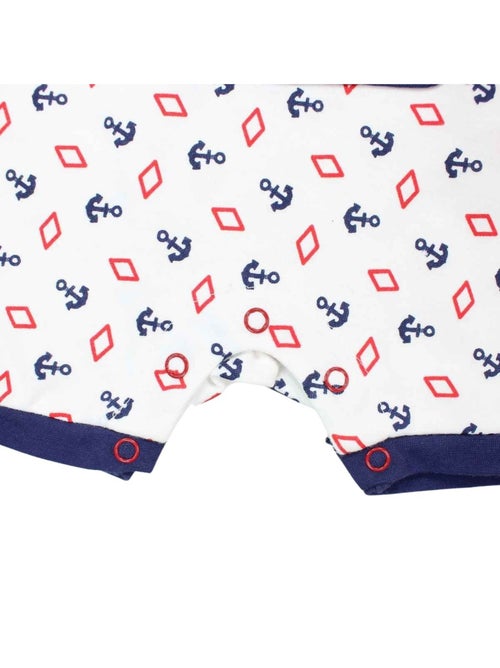 Lee Cooper - Combishort gar?on ?t? avce motif ancre et losange - Kiabi