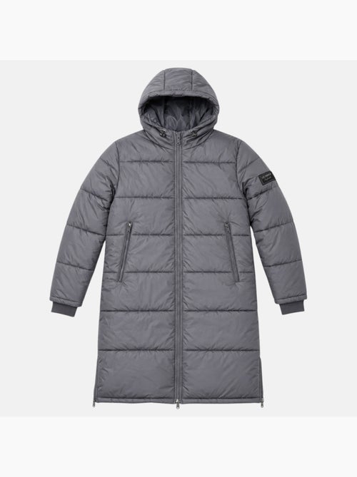 Lee cooper - doudoune longue zippée à capuche, poches zippées - Kiabi Lee cooper - doudoune longue zippée à capuche, poches zippées - Kiabi