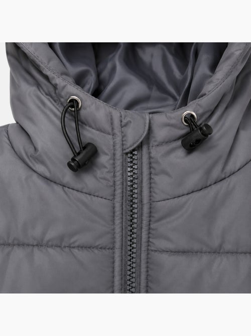 Lee cooper - doudoune longue zippée à capuche, poches zippées - Kiabi Lee cooper - doudoune longue zippée à capuche, poches zippées - Kiabi
