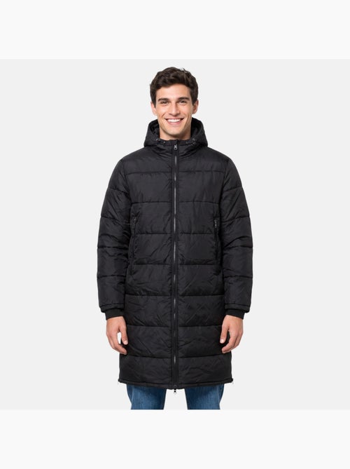 Lee cooper - doudoune longue zippée à capuche, poches zippées - Kiabi Lee cooper - doudoune longue zippée à capuche, poches zippées - Kiabi