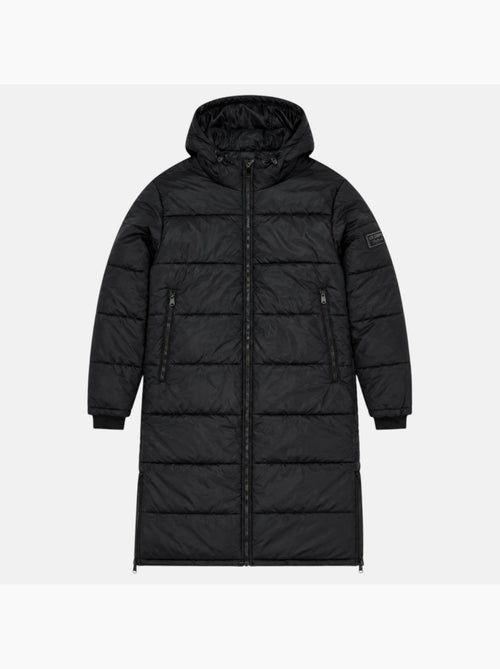 Lee cooper - doudoune longue zippée à capuche, poches zippées - Kiabi Lee cooper - doudoune longue zippée à capuche, poches zippées - Kiabi
