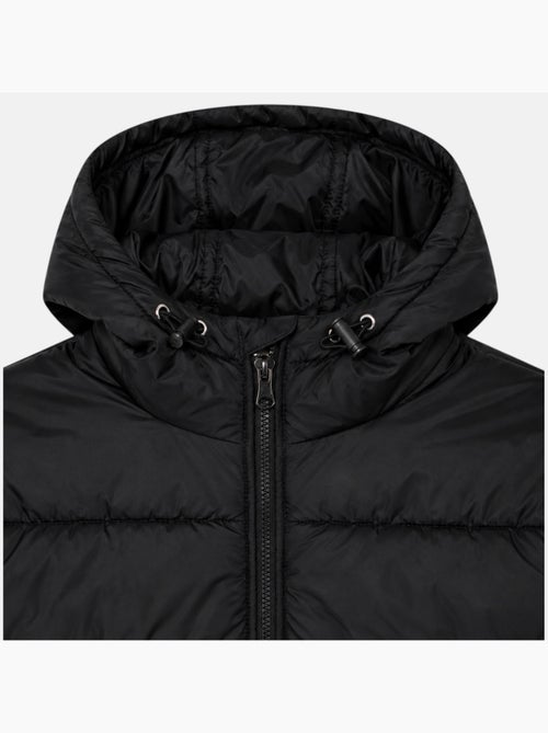 Lee cooper - doudoune longue zippée à capuche, poches zippées - Kiabi Lee cooper - doudoune longue zippée à capuche, poches zippées - Kiabi