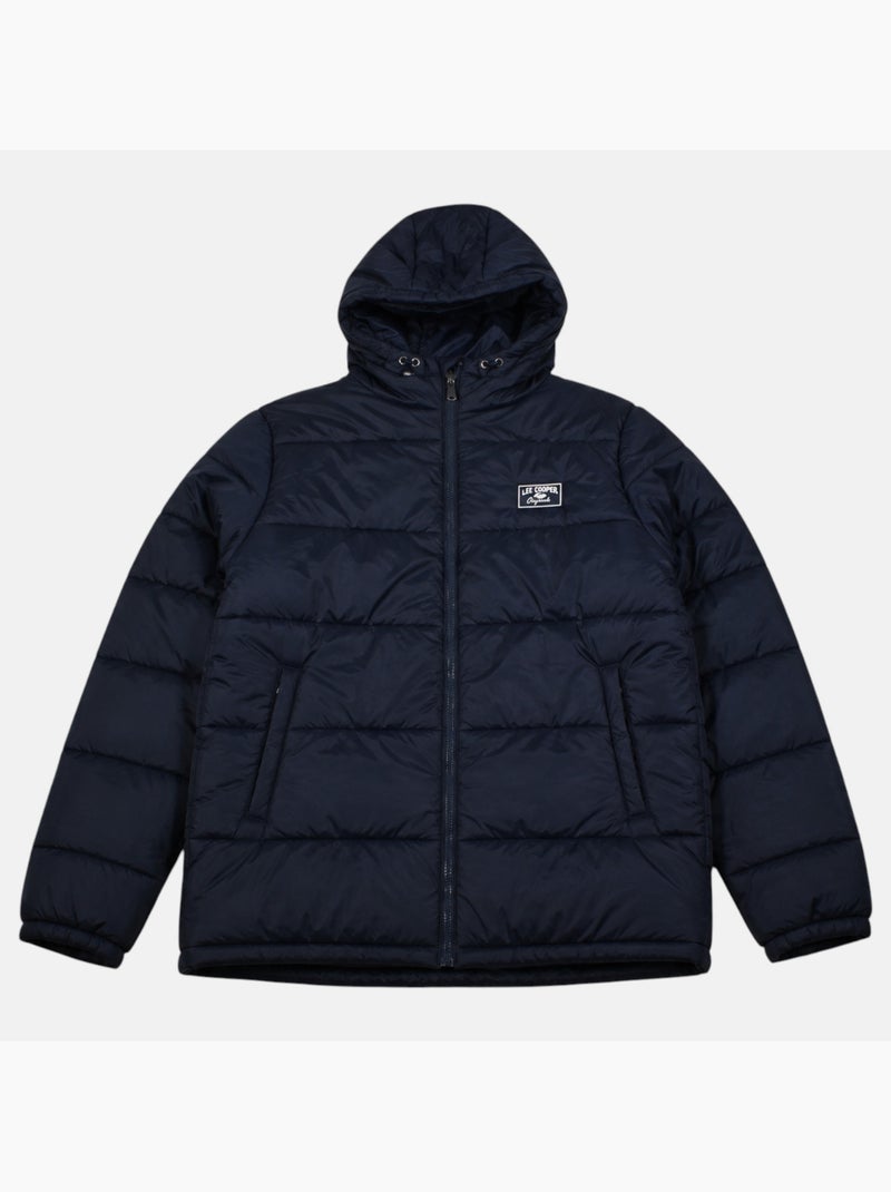 Lee cooper - doudoune matelassée zippée, poches zippées Bleu marine - Kiabi