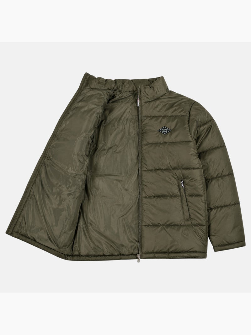 Lee cooper - doudoune matelassée zippée, poches zippées Kaki - Kiabi