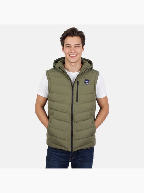 Lee cooper - doudoune sans manches à capuche, poches zippées - Kiabi