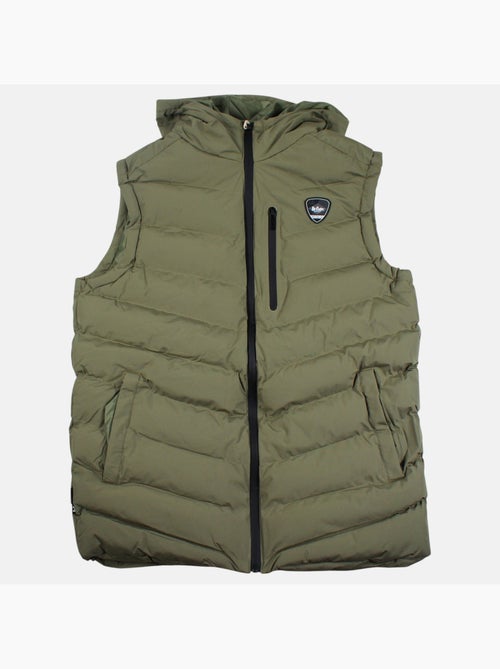 Lee cooper - doudoune sans manches à capuche, poches zippées - Kiabi