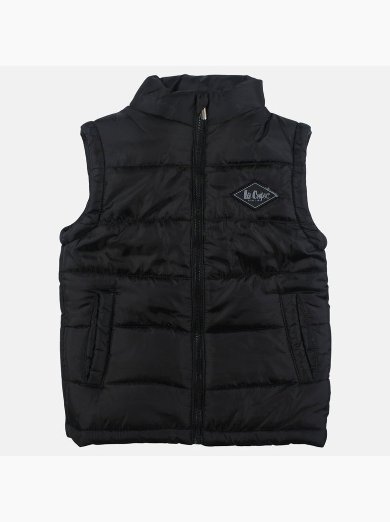 Lee Cooper - Doudoune  sans manches Gar?on Noir - Kiabi