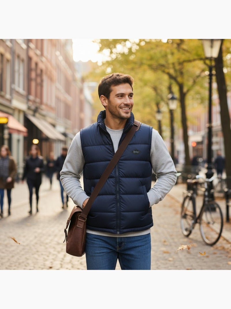 Lee cooper - doudoune sans manches homme Bleu marine - Kiabi