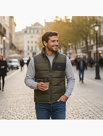 Lee cooper - doudoune sans manches homme