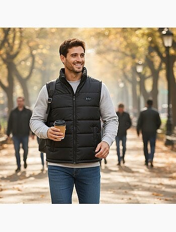 Lee cooper - doudoune sans manches homme