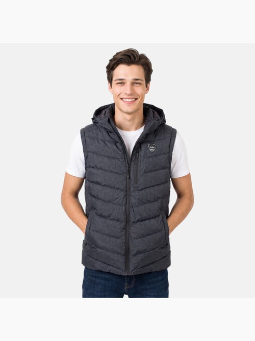 Lee cooper - doudoune sans manches zippée à capuche, poches zippées - Kiabi Lee cooper - doudoune sans manches zippée à capuche, poches zippées - Kiabi