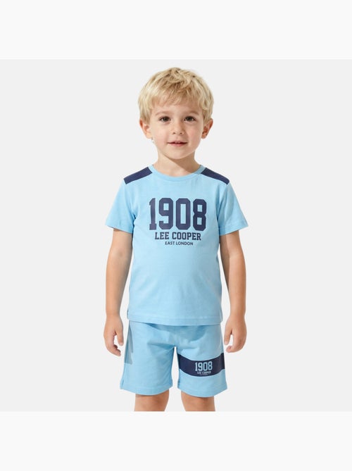 Lee Cooper - Ensemble 2 pièces T-shirt + short en coton - Kiabi